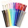 2 5 10 pcs Jeans Zippers #5 Brass Closed Bottom Metal Zippers with Locking Slider - Pink Blue Brown Burgundy Grey Black Green Natural Hot Pink Turquoise (4" - 10 Zippers, Light Blue/Aqua) view 3