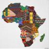 QAZWSX 5D Diamond Painting African Map of Africa in Pattern Style Full Drill by Number Kits, DIY Craft Paint with Diamonds Arts Embroidery Cross Stitch Decorations 30 x 40 cm / 12 x 16 inch view 1