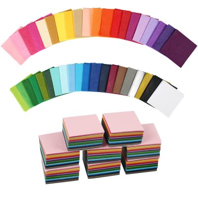 Simetufy 8000 Pcs 2 Inch Tissue Paper Squares for Crafts - 40 Assorted Colors for Art Projects, Collage, Suncatchers, Scrapbooking - Non-Bleeding