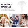SOIMISS 2sets Wedding Bouquet Holders Inserts Floral Handle for Brides for Weddings and Bridal Showers Easy to Use and view 3