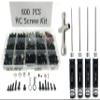 TEIRAY 600PCS RC Screws Kit and RC Screwdrivers Hex Screw Driver Set Nut Socket and for Traxxas Axial Arrma SCX10 Losi 1/8 1/10 1/12 1/16 1/8 RC Car Truck Crawler view 1