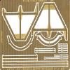 White Ensign Models 1/72 Gato Class Stern & Prop Guards Photoetch Enhancement Parts view 1