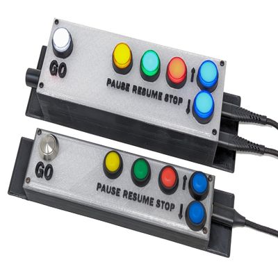 GO Button Box Remote Compatible with QLab, SCS, Midi, Single, Dual USB, and DIN