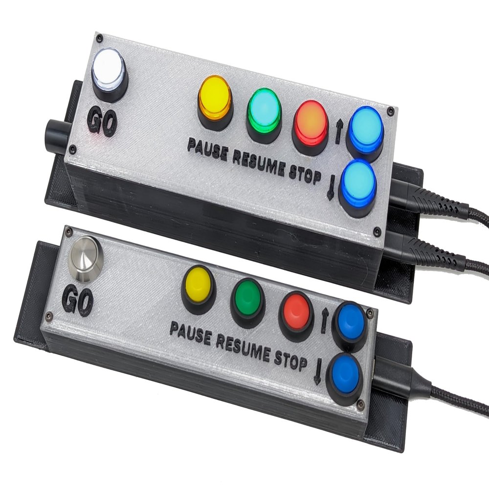 GO Button Box Remote Compatible with QLab, SCS, Midi, Single, Dual USB, and DIN