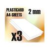 ABS Plasticard A4 - 2 mm COMBOx3 sheets view 1