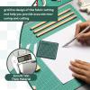 2pcs Mini Cutting Pad, Self Healing Craft Mat Small Sewing Cutting Mat Rotary Fabric Mat Non Slip 8x8cm Mini Cut Board for Scrapbooking Quilting Sewing Accessories view 2