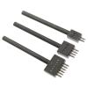 3pcs Leather Row Punch Tool Spacing Hole Punches for Leather Crafts Interval for Beginners and Professionals view 1