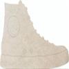Unfinished Wooden High Top Sneaker Shoe 7" Shape, Wood 1/4" MDF Craft Cutout view 1