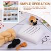 QMNNMA Needle Felting Kits, Needle Felting Supplies Kits with Tools, Animals Needle Felting Set with Foam Mat, Felting Kit for DIY Handcraft and Craft Project view 3
