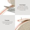 MECCANIXITY Oil Lamp Wick 0.24 Inch Flat Wide 10 Foot Cotton Lanterns Wick with Red Stitch for Kerosene Burner Lighting, 2 Roll view 3