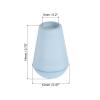 PATIKIL Bell End Stopper, 20 Pack Cord Rope Lock for Drawstring Bag, Lake Blue view 2