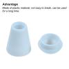 PATIKIL Bell End Stopper, 20 Pack Cord Rope Lock for Drawstring Bag, Lake Blue view 4