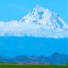 Mt. Shasta 2 Model Railroad Backdrop (N Scale) view 3