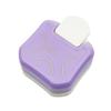 ANNIKEEY 3 in 1 Paper Corner Rounder, 3 Shapes Punches for Paper Crafts, Corner Cutter, Purple view 2