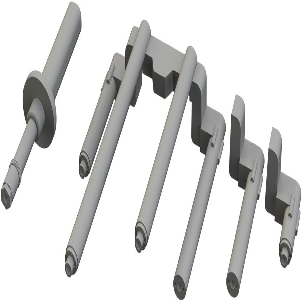 Edudo EDU648789 1/48 Brassin Lockheed P-38J Lightning Barrel and Barrel (For Tamiya) Plastic Model Parts