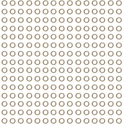 100pcs Antique Bronze Strong No Fade Open Split Jump Rings Connector Loop Bulk (5mm x 0.8mm)
