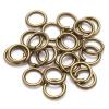100pcs Antique Bronze Strong No Fade Open Split Jump Rings Connector Loop Bulk (5mm x 0.8mm) view 2