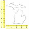 Rhinestone Genie Michigan Magnetic Rhinestone Template, Black view 3