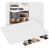 Cahomo Self-Adhesive Leather Repair Patch, 8x11 inch, White, Vinyl Tape for Furniture, Car Seats, Handbags, Jackets view 1