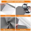 Cahomo Self-Adhesive Leather Repair Patches Tape for Couches - 8x11 inch, Vinyl & Leather Repair Kit for Furniture, Car Seats, Handbags, Jackets - Dark Grey view 3