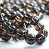 A.R Gems Natural Smoky Beads Grade AAA Genuine Natural Gemstone Round Loose Beads Smooth Plain Polished Round Ball Strand Beads (8mm 15 Inch) view 2