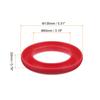 HARFINGTON Silicone Bobbins Ring Holder for Organizing Metal or Plastic Sewing Machine Thread Spool, Red view 2