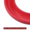 HARFINGTON Silicone Bobbins Ring Holder for Organizing Metal or Plastic Sewing Machine Thread Spool, Red view 4