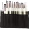 YQBUER 24pcs Nylon Hair Wooden Handle Watercolor Paint Brushes Pen Scraper Scrubbing Brush Set DIY Oil Acrylic Painting view 1