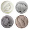 TRENDYBOY Crochet Kit Yarn 80g (8 Colorsx10g) Merino Wool Roving for Kit, Felting Wool, Soft Delicate, Can Touch The Skin (Color : J) view 3