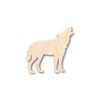 Unfinished Wood Howling Wolf Shape Animal Wildlife Craft up to 46" DIY 24" / 1/4" view 1