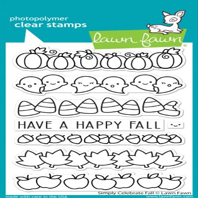 Lawn Fawn - simply celebrate fall - clear stamp set