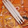 Leather Beveler Tools 304 Stainless Steel Carving Stamping Stamps LeatherCraft Punch Tool (L, 1pc) view 1