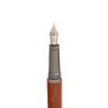 Travel Watercolor Brushes for Quick Sketch - Fude Nib Pen for Drawing - Professional paintbrushes with Olive Green Felt Sleeve view 2