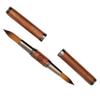 Travel Watercolor Brushes for Quick Sketch - Fude Nib Pen for Drawing - Professional paintbrushes with Olive Green Felt Sleeve view 3
