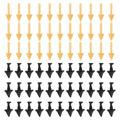 Kisangel 200Pcs Fake Chick Mouth Plastic Bird Beak Inserts DIY Chicken Making Accessories for Easter Party Doll Supplies