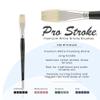 Creative Mark Pro Stroke Premium White Chungking Hog Bristle Artist Paint Brush - Flat # 14-2 Pack - Natural Bristle Brush w/Great Control Suitable for Oils, Watercolors, Acrylics, Alkyds, Caseins view 2