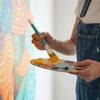 Creative Mark Art Supplies Large Mural Synthetic Golden Taklon Paint Brush - Flat #30-2 Pack - Artist Supplies for Acrylics, Watercolors, and Oils - Durable, Resilient, Seamless Ferrules view 4