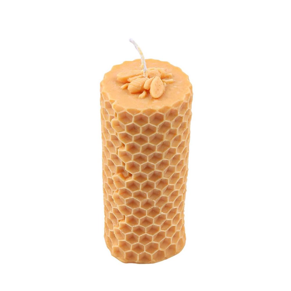 Grainrain 3D Bee Candle Molds Honeycomb Silicone Soap Mold Wax Mold Candle Making Mould (SXY039)