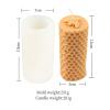 Grainrain 3D Bee Candle Molds Honeycomb Silicone Soap Mold Wax Mold Candle Making Mould (SXY039) view 2