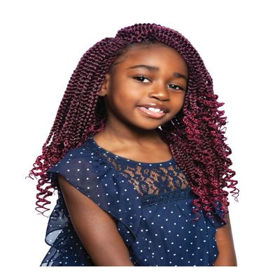 (6 Packs) Mane Concept Afri Naptural Kids Crochet Box Braid - KBOX03 Dolly 12" (2)