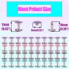 9mm Purple Tubular Double Cap Rivets - Metal Button Round Rivet,Rivet Studs for Purse Bags Handbags Shoes Belts Leather Craft Repair (Purple 50pcs) view 2