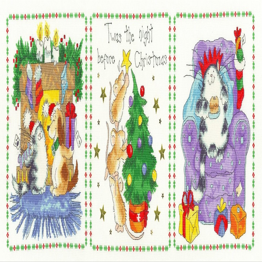 Bothy Threads Counted Cross Stitch Kit - 'TWAS The Night Before Christmas