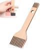 Wooden Weaving Comb, Weaving Loom Tool Wooden Weaving Loom Comb Double Ended Handcraft Tapestry Rug for Woven Making Crafts Weaving Tools for Knitting view 1