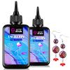 LET'S RESIN UV Resin,200g High Viscosity Crystal Clear Thick UV Resin Kit, Quick-Curing&Low Shrinkage Ultraviolet Epoxy Resin for Crafts, Doming, Coating view 1