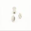 3dancraftit Zinc Alloy Round Chicago Binding Screw Rivets Concho Screw Button Nail Rivet for DIY Leather Decoration Bookbinding 3/8" x 1/8" / 9mm x 3mm Nickel H127 view 4
