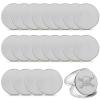 20 Pieces Blank Challenge Coin Threaded Edged 40 mm with Acrylic Protection Box Laser Engravable Pattern for DIY Crafts Engraving Travel Birthday Commemorative Collection Supplies (Silver) view 1