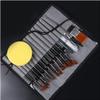 NIUBB Nylon Watercolor Brush 18 Sets Acrylic Brush Canvas Bag Painting Material Paint Art Supplies view 1