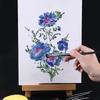 NIUBB Nylon Watercolor Brush 18 Sets Acrylic Brush Canvas Bag Painting Material Paint Art Supplies view 3
