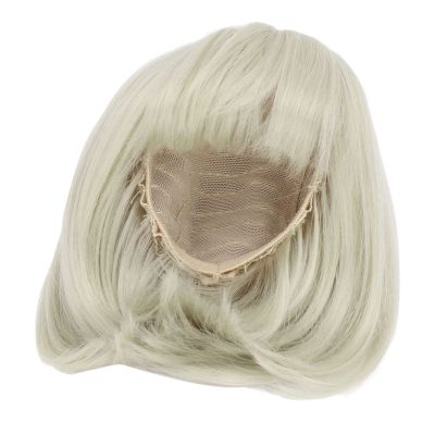 GLOGLOW 1/3 BJD Doll Wigs, 8-9 inch(for 21-24CM's Head) Shoulder Length Wig Handmade Girl Doll Making Supplies with Soft Fiber Easy Cutting