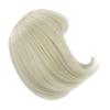 GLOGLOW 1/3 BJD Doll Wigs, 8-9 inch(for 21-24CM's Head) Shoulder Length Wig Handmade Girl Doll Making Supplies with Soft Fiber Easy Cutting view 4
